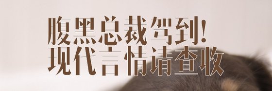 腹黑總裁駕到！現代言情請查收